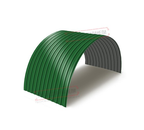 Профнастил МП10ПГ-0.5, Ширина-1100, Полиэстер RAL6002