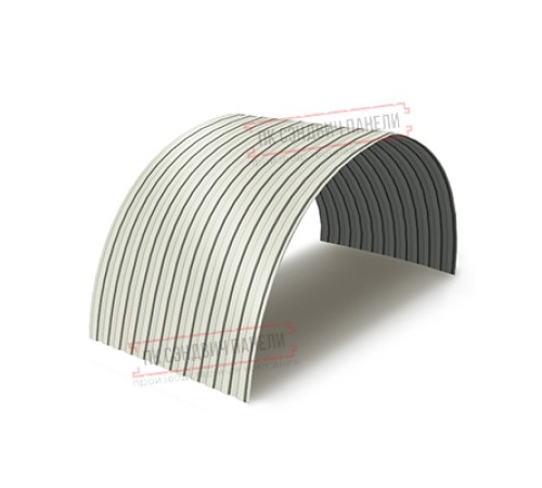 Профнастил МП10ПГ-0.5, Ширина-1100, Полиэстер RAL9010