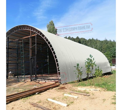 Профнастил МП10ПГ-0.5, Ширина-1100, Полиэстер RAL9010