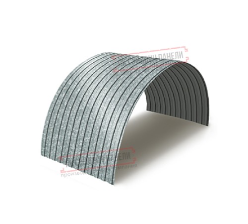 Профнастил МП10ПГ-СТ, Ширина-1100, Оцинкованный.