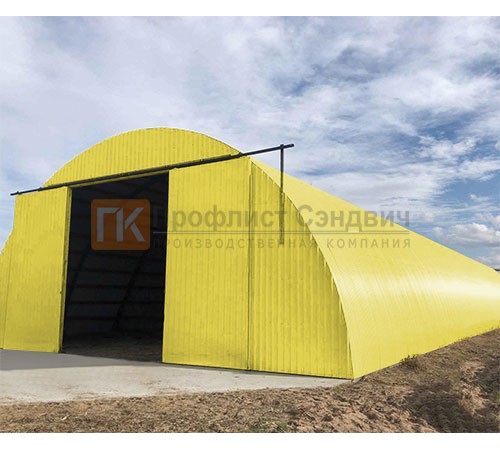 Профнастил МП20ПГ-0.7, Ширина-1100, Полиэстер RAL1018