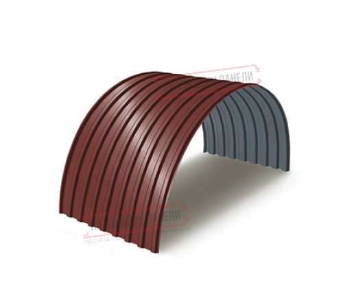 Профнастил МП20ПГ-0.7, Ширина-1100, Полиэстер RAL3009