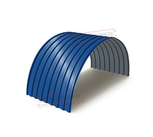 Профнастил МП20ПГ-0.45, Ширина-1100, Полиэстер RAL5005