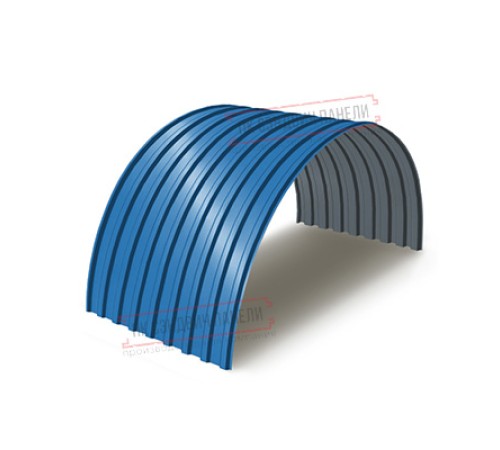 Профнастил МП20ПГ-0.7, Ширина-1100, Полиэстер RAL5015