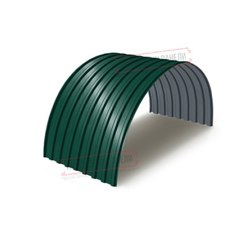 Профнастил МП20ПГ-0.5, Ширина-1100, Полиэстер RAL6005