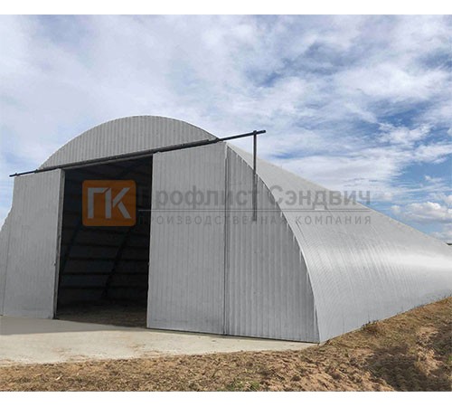 Профнастил МП20ПГ-0.45, Ширина-1100, Полиэстер RAL7004