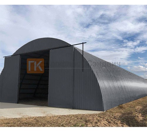 Профнастил МП20ПГ-0.7, Ширина-1100, Полиэстер RAL7024