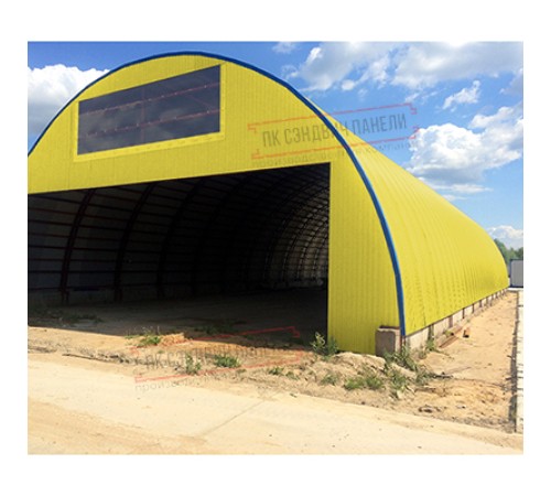 Профнастил МП35-0.45, Ширина-1035, Полиэстер RAL1018