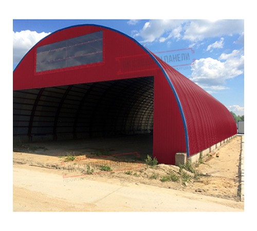 Профнастил МП35-0.45, Ширина-1035, Полиэстер RAL3003