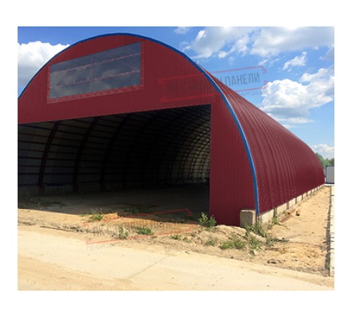 Профнастил МП35-0.45, Ширина-1035, Полиэстер RAL3005