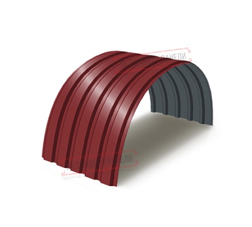 Профнастил МП35-0.7, Ширина-1035, Полиэстер RAL3011