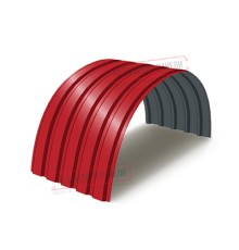 Профнастил МП35-0.5, Ширина-1035, Полиэстер RAL3020