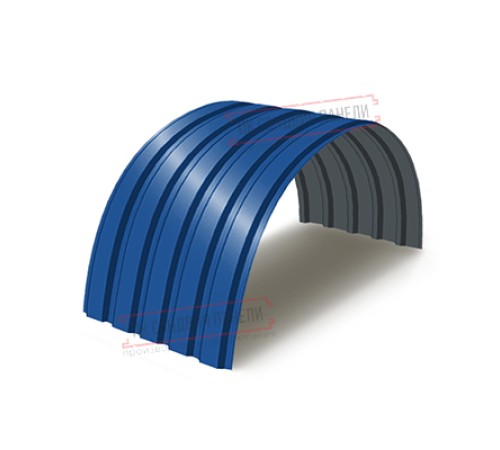 Профнастил МП35-0.5, Ширина-1035, Полиэстер RAL5005