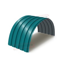 Профнастил МП35-0.45, Ширина-1035, Полиэстер RAL5021