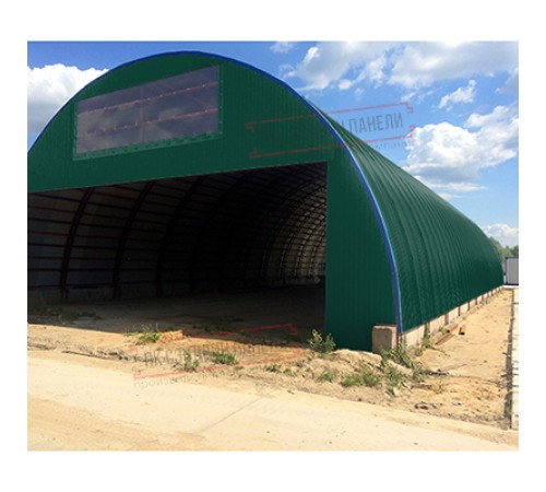 Профнастил МП35-0.45, Ширина-1035, Полиэстер RAL6005