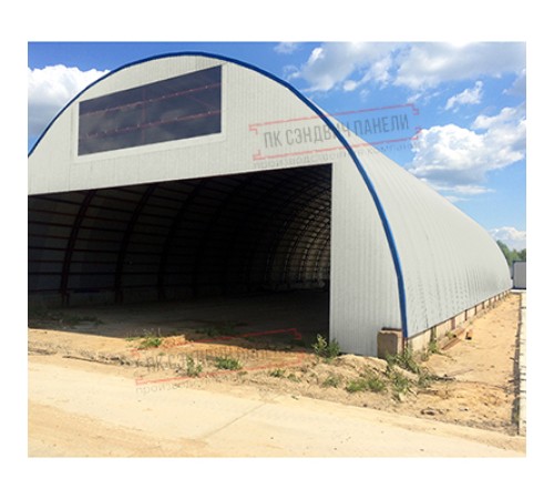 Профнастил МП35-0.45, Ширина-1035, Полиэстер RAL9003