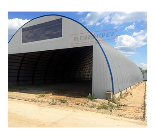 Профнастил МП35-0.45, Ширина-1035, Полиэстер RAL9006