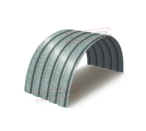 Профнастил МП35-0.45, Ширина-1035, Оцинкованный