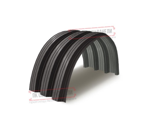 Профнастил H112ПГ-0.65, для бескаркасных ангаров, Полиэстер RR32