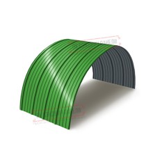 Профнастил окрашенный НС18ПГ-1120-0.65 цена за м2