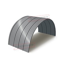 Профнастил окрашенный НС18ПГ-1120-0.7 цена за м2