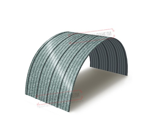 Профнастил оцинкованный НС18ПГ-1120-0.65 цена за м2