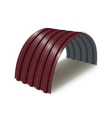 Профнастил НС35ПГ-0.45, Ширина-1100, Полиэстер RAL3005