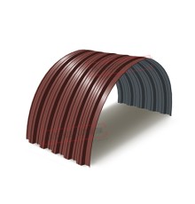 Профнастил НС35ПГ-0.45, Ширина-1100, Полиэстер RAL3009