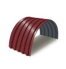 Профнастил НС35ПГ-0.45, Ширина-1100, Полиэстер RAL3011