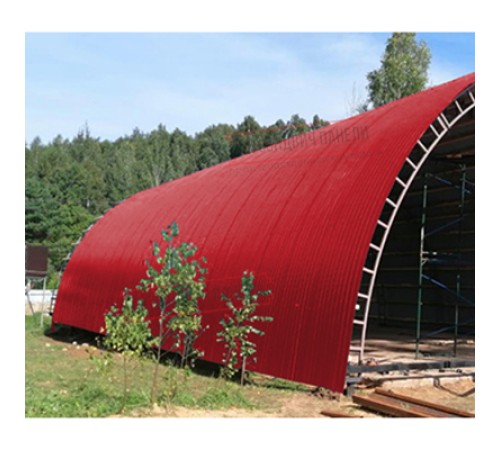 Профнастил НС35ПГ-0.45, Ширина-1100, Полиэстер RAL3020