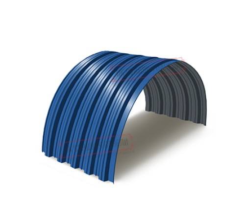 Профнастил НС35ПГ-0.45, Ширина-1100, Полиэстер RAL5005