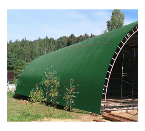 Профнастил НС35ПГ-0.7, Ширина-1100, Полиэстер RAL6002