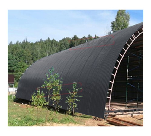 Профнастил НС35ПГ-0.5, Ширина-1100, Полиэстер RAL7024