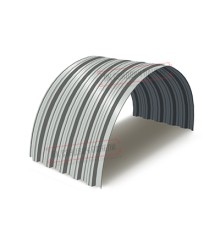 Профнастил НС35ПГ-0.5, Ширина-1100, Полиэстер RAL7047