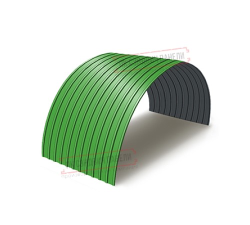 Профнастил С10ПГ-1150-0.5 Полиэстер RAL6018
