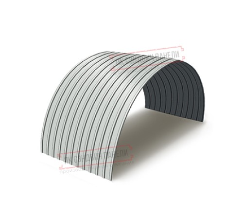 Профнастил С10ПГ-1150-0.5 Полиэстер RAL7047