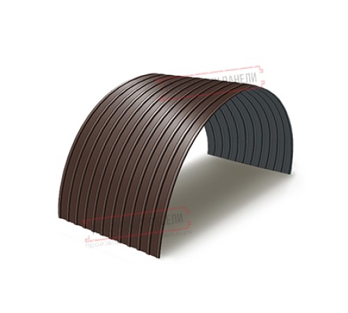 Профнастил С10ПГ-1150-0.65 Полиэстер RAL8017