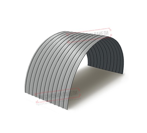 Профнастил С10ПГ-1150-0.45 Полиэстер RAL9006