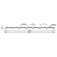 Профнастил С-15ПГ-1190-0.45 (с гранью) Полиэстер RAL 1015