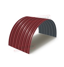 Профнастил С-15ПГ-1190-0.4 (с гранью) Полиэстер RAL 3011