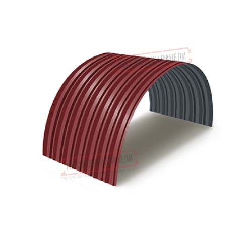 Профнастил С-15ПГ-1190-0.4 (с гранью) Полиэстер RAL 3011