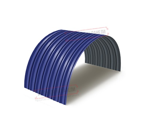 Профнастил С-15ПГ-1190-0.45 (с гранью) Полиэстер/Двусторонний RAL 5002