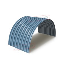 Профнастил С-15ПГ-1190-0.4 (с гранью) Полиэстер RAL 5024