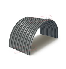 Профнастил С-15ПГ-1190-0.4 (с гранью) Полиэстер RAL 7005