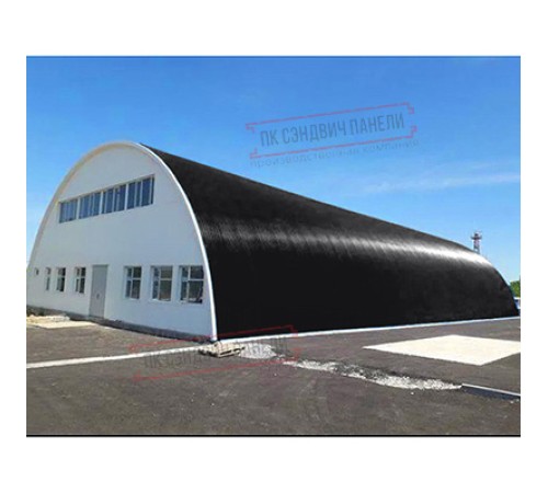 Профнастил С-15ПГ-1190-0.45 (с гранью) Полиэстер/Двусторонний RAL 9005