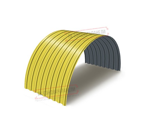 Профнастил окрашенный С17ПГ-1100-0.7 цена за пог.м