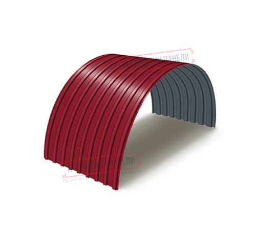 Профнастил окрашенный С17ПГ-1100-0.5 цена за пог.м