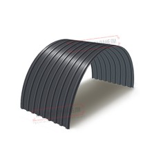 Профнастил окрашенный С17ПГ-1100-0.55 цена за м2