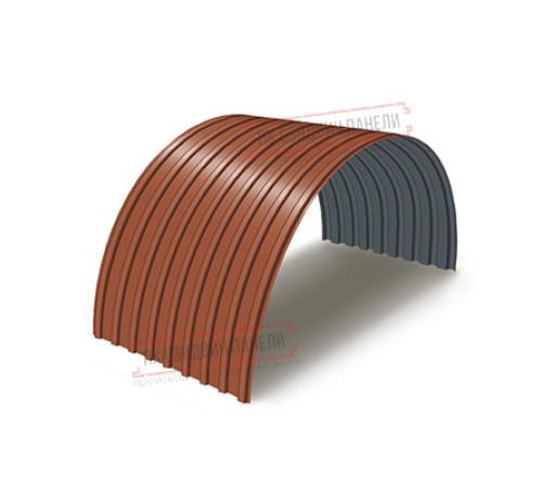 Профнастил окрашенный С17ПГ-1100-0.8 цена за м2