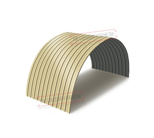 Профнастил СС10ПГ-1150-0.5 Полиэстер RAL1014